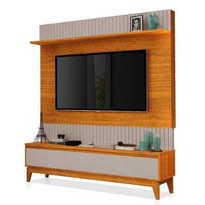 Estante Home Theater Antalya Freijó-maní Para Tv Até 75 - Móveis Luapa Freijó-maní