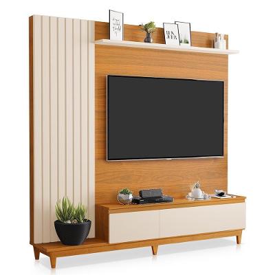 Estante Home Theater Jacarta Freijó-off White Para Tv Até 65 - Móveis Luapa Freijó-off White