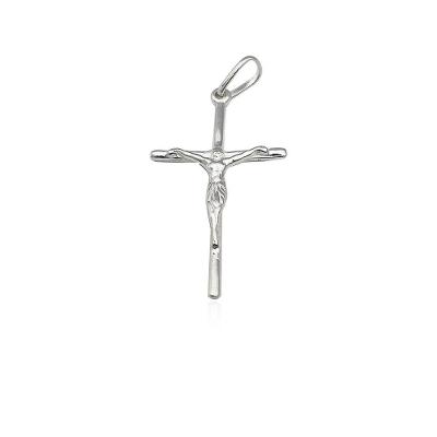 Pingente Crucifixo Com Cristo Prata 925