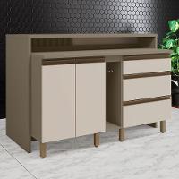 Kit Ilha Gourmet Connect Com Balcões 60cm E Porta Toalha Duna-cristal Móveis Henn Duna-cristal - 2