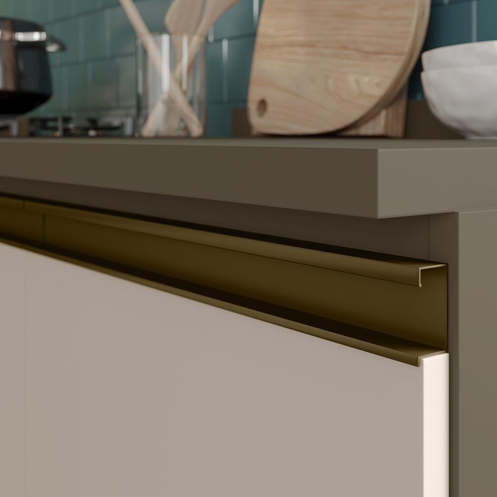 Kit Ilha Gourmet Connect Com Balcões 80cm E 60cm Duna-cristal Móveis Henn Duna-cristal - 5