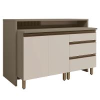 Kit Ilha Gourmet Connect Com Balcões 80cm E 60cm Duna-cristal Móveis Henn Duna-cristal - 1