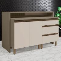 Kit Ilha Gourmet Connect Com Balcões 80cm E 60cm Duna-cristal Móveis Henn Duna-cristal - 2