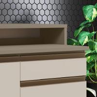 Kit Ilha Gourmet Connect Com Balcões 80cm E 60cm Duna-cristal Móveis Henn Duna-cristal - 3