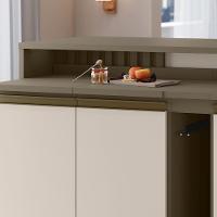 Kit Ilha Gourmet Connect Com Balcões 40cm E Porta Toalha Duna-cristal Móveis Henn Duna-cristal - 5