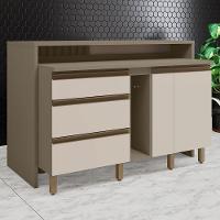 Kit Ilha Gourmet Connect Com Balcões 60cm, 40cm, Porta Toalha E Condimentos Duna-cristal Móveis Henn Duna-cristal - 2