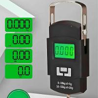 Balança Portátil Preta De Mão Display Digital Até 50 Kilos - 3