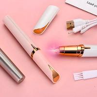 Caneta Depiladora Branca Recarregável Para Sobrancelhas Usb - 5