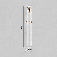 Caneta Depiladora Branca Recarregável Para Sobrancelhas Usb - 8