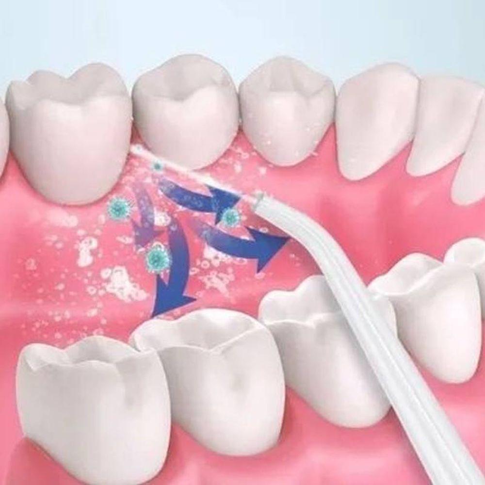 Irrigador Bucal Oral Branco Recarregável Elétrico Water Pick - 5