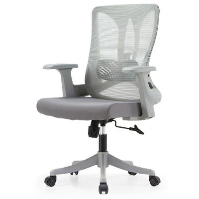 Cadeira Escritório Nr-17 Giratória Diretor Blm768d Blume Tela Mesh Cinza Base Rodizio Nylon