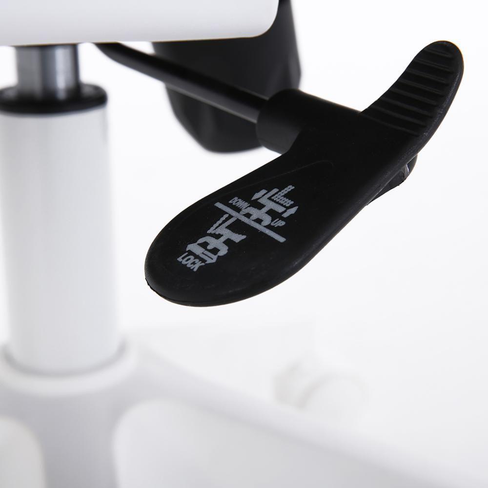 Cadeira Escritório Giratória Diretor Anm207d Anima Tela Em Poliéster Cinza Base Rodízio Nylon Branco - 6