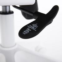 Cadeira Escritório Giratória Diretor Anm207d Anima Tela Em Poliéster Rosa Base Rodízio Nylon Branco - 5