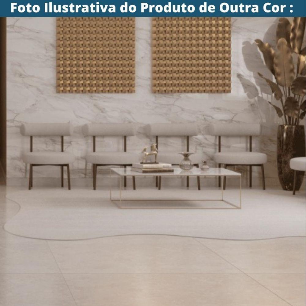 Kit 2 Poltronas Moma Fratini Assento E Encosto Revestidos Em Linho Rústico Grafite Aço Preto - 7