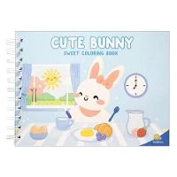 Livro Para Colorir Cute Bunny Sweet Coloring Book - Todolivro - 1