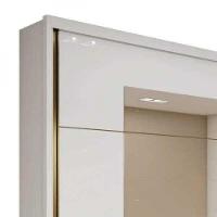 Guarda Roupa Casal Toronto Plus Branco Com Espelho 2 Portas E 6 Gavetas Lopas - 3