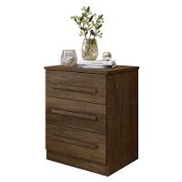 Mesa De Cabeceira Império Com Escala De Brilho Fosco Benetil Imbuia - 7