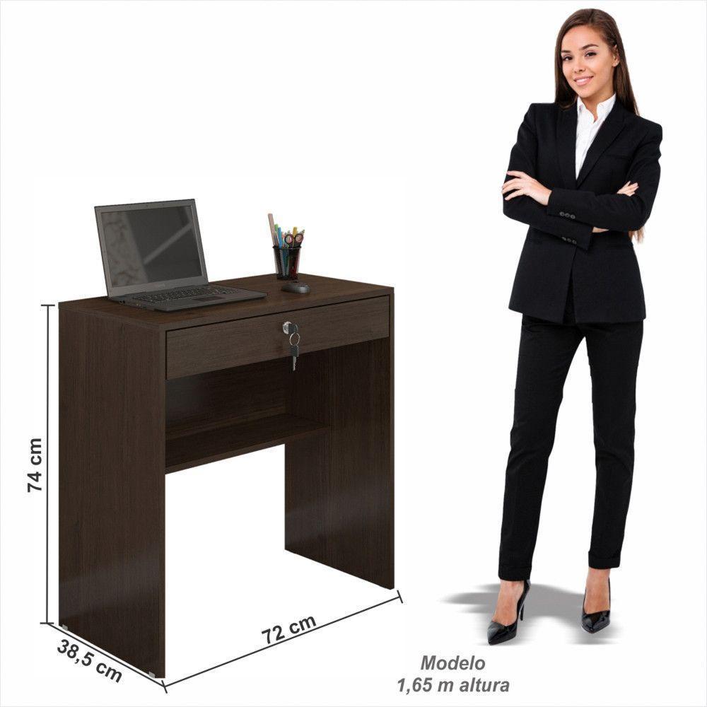 Escrivaninha Andorinha Candian Jcm Movelaria Café - 6