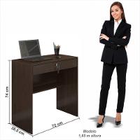 Escrivaninha Andorinha Candian Jcm Movelaria Café - 11