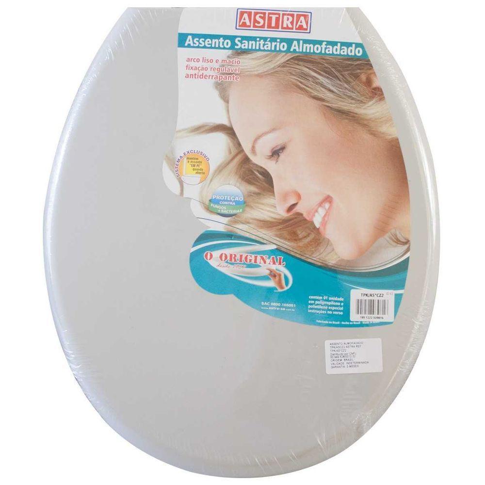 Assento Astra Tpk Almofadado Cinza Claro Cz2 - 2