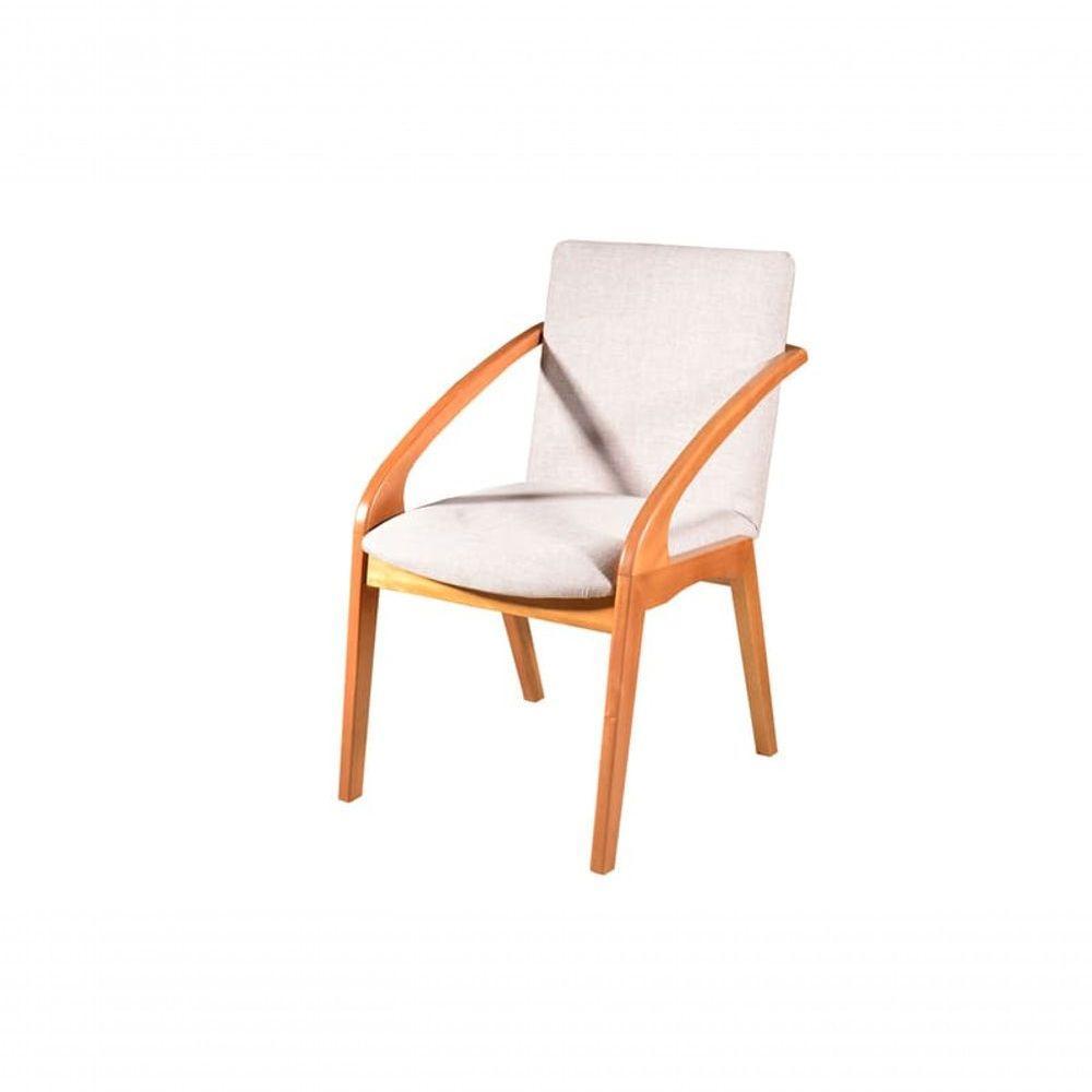 Sala De Jantar Moderna Madeira Maciça 6 Cadeiras 2,0x1,0m - Granada - Harmonia Salas - 3