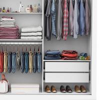 Guarda-roupa Clarice Com Espelho Branco Carioca Móveis Branco - 5