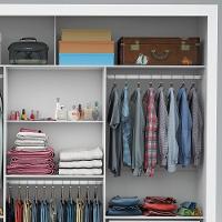 Guarda-roupa Clarice Com Espelho Branco Carioca Móveis Branco - 11