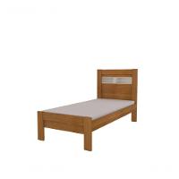 Cama Solteiro 100% Mdf - Safira -cinamomo-off White - Tcil Móveis - 2