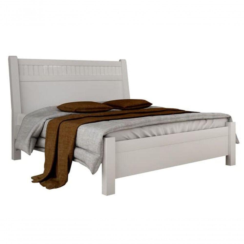 Cama Casal Detalhada 100% Mdf - 185-neve - Star Móveis - 1