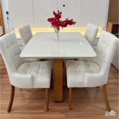 Sala De Jantar Em Madeira Maciça 4 Cad 1,20 Royal Requinte