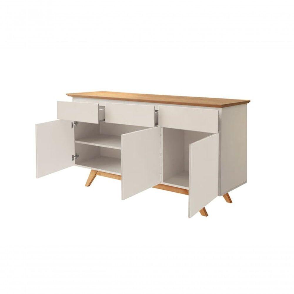 Buffet Para Sala De Jantar Moderno 3 Portas - Toronto - Star Móveis - 3