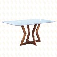 Mesa De Jantar Madeira Maciça - Ibiza-1,20x0,80m - Art Salas - 1