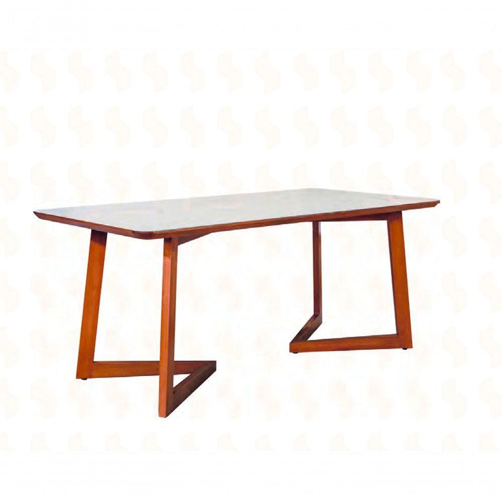 Mesa De Jantar Madeira Maciça - Luna-1,60x0,90m - Art Salas - 1