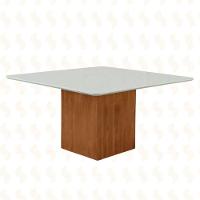 Mesa De Jantar Mdf Laminado - Alice-1,40x1,40m - Art Salas - 1