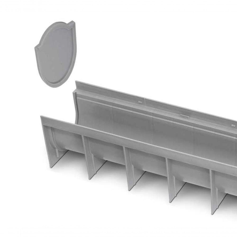 Calha Piso Plastica Com Grelha - 15cm X 1.0 Metro - Roma - 2