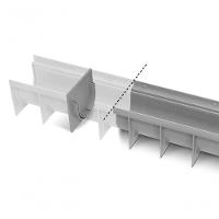 Calha Piso Plastica Com Grelha - 15cm X 1.0 Metro - Roma - 8