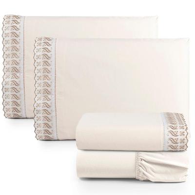 Jogo De Lençol Lese Percal 180 Fios King 4 Peças Barato - Cinza - 100% Algodão