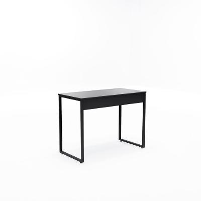 Mesa Home Office Preto E Preto