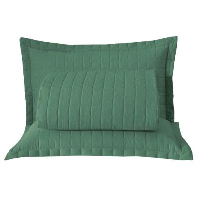 Kit Cobre Leito Colcha Monaco Queen Dupla Face 3 Peças - Verde - 100% Poliéster