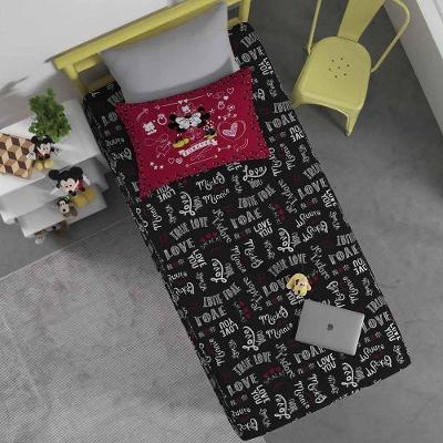 Jogo De Cama Solteiro Mickey Disney Malha 70% Algodão 30% Poliéster Jadore
