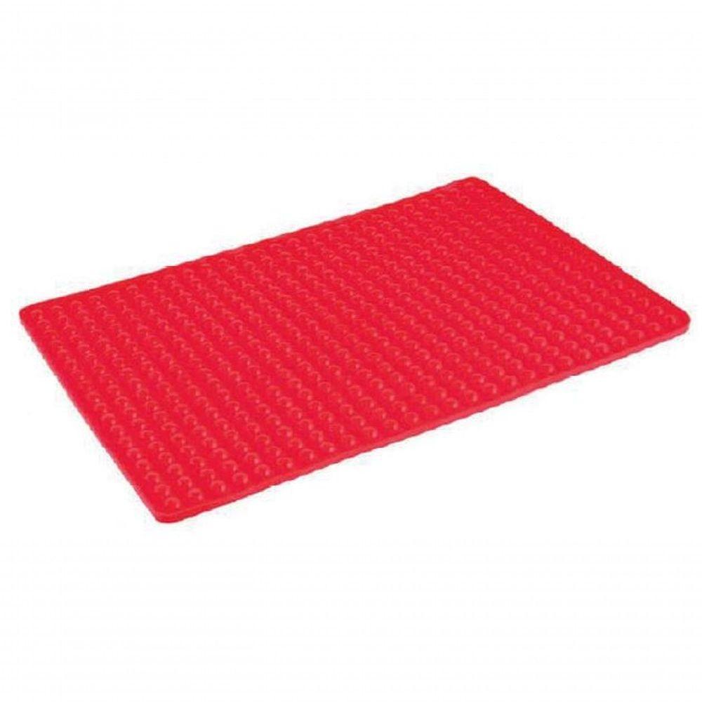 Tapete De Silicone Para Assados Vermelho 40x28 Cm - Mimo Style - Sn20381 - 1