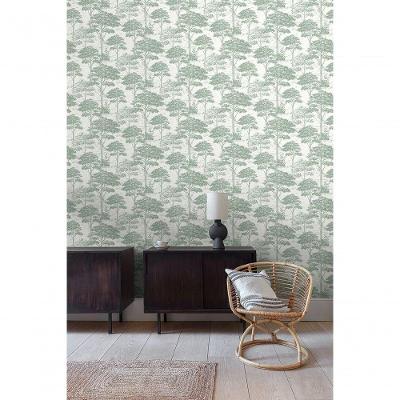Papel De Parede Maison Paisagens Verde Mn3009
