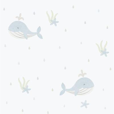 Papel De Parede Enzo Baleia Azul 281-2