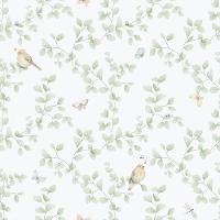 Papel De Parede Enzo Folhagem Azul 284-3 - 1