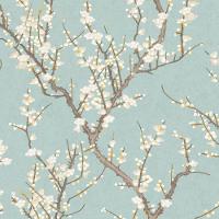 Papel De Parede Hana Floral Azul 1903-1 - 1