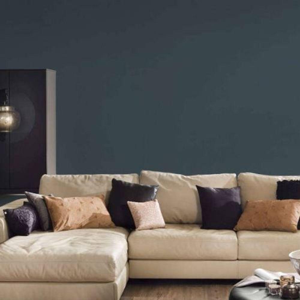 Papel De Parede Antigua Aspecto Têxtil Azul 390979ag - 1