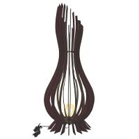 Kit Com 2 Luminária De Chão Ana Maria MDF Cru - 90x28cm E 75x23cm - 7