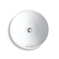 Cuba Para Banheiro Vox Kohler Sobrepor Redonda 42x42cm Branca Com Misturador Taut Bica Alta Cromado - 2