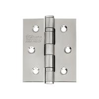 Dobradiça Para Porta Silvana 2.1/2 Com Rolamento 882 Embutir 25kg Inox Escovado Com 3 Unidades - 3