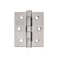 Dobradiça Para Porta Silvana 4 Com Rolamento 882 Embutir 35kg Inox 304 Escovado Com 3 Peças - 2